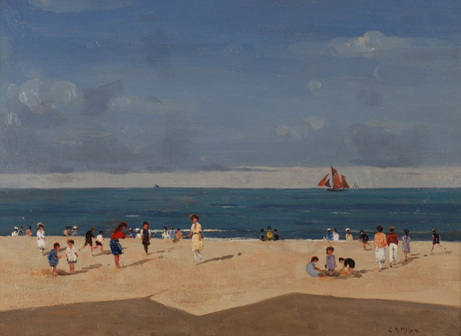 Campbell Mellon - Beach Hut Shadows,