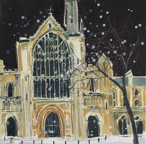 West End, Norwich Cathedral by Susan Brown