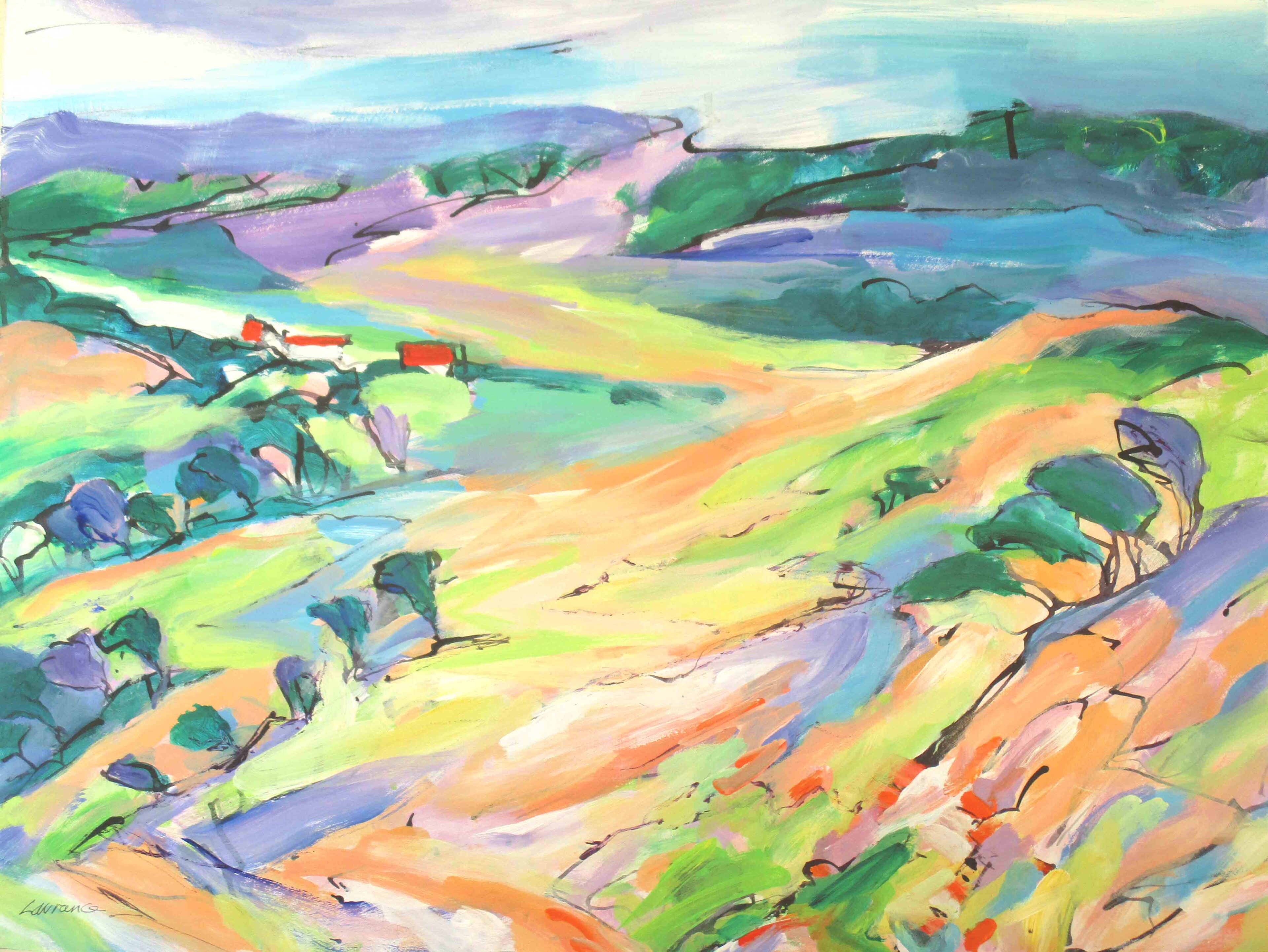 Corfu Landscape by Martin Laurance