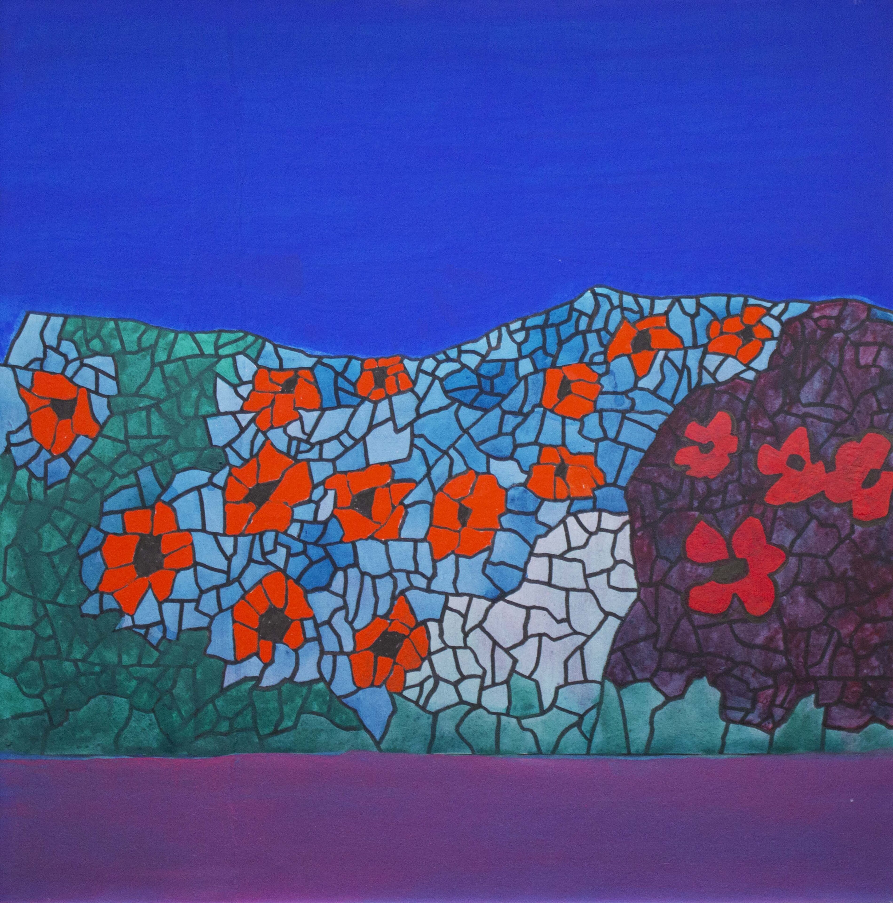 Derrick Greaves Towards a Walled Garden 5 2021