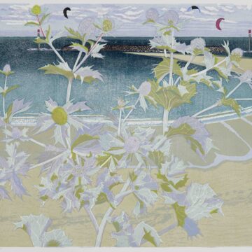 Sea Holly at Sea Palling by Ivy Smith