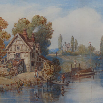 John Joseph Cotman River Scene Near Norwich